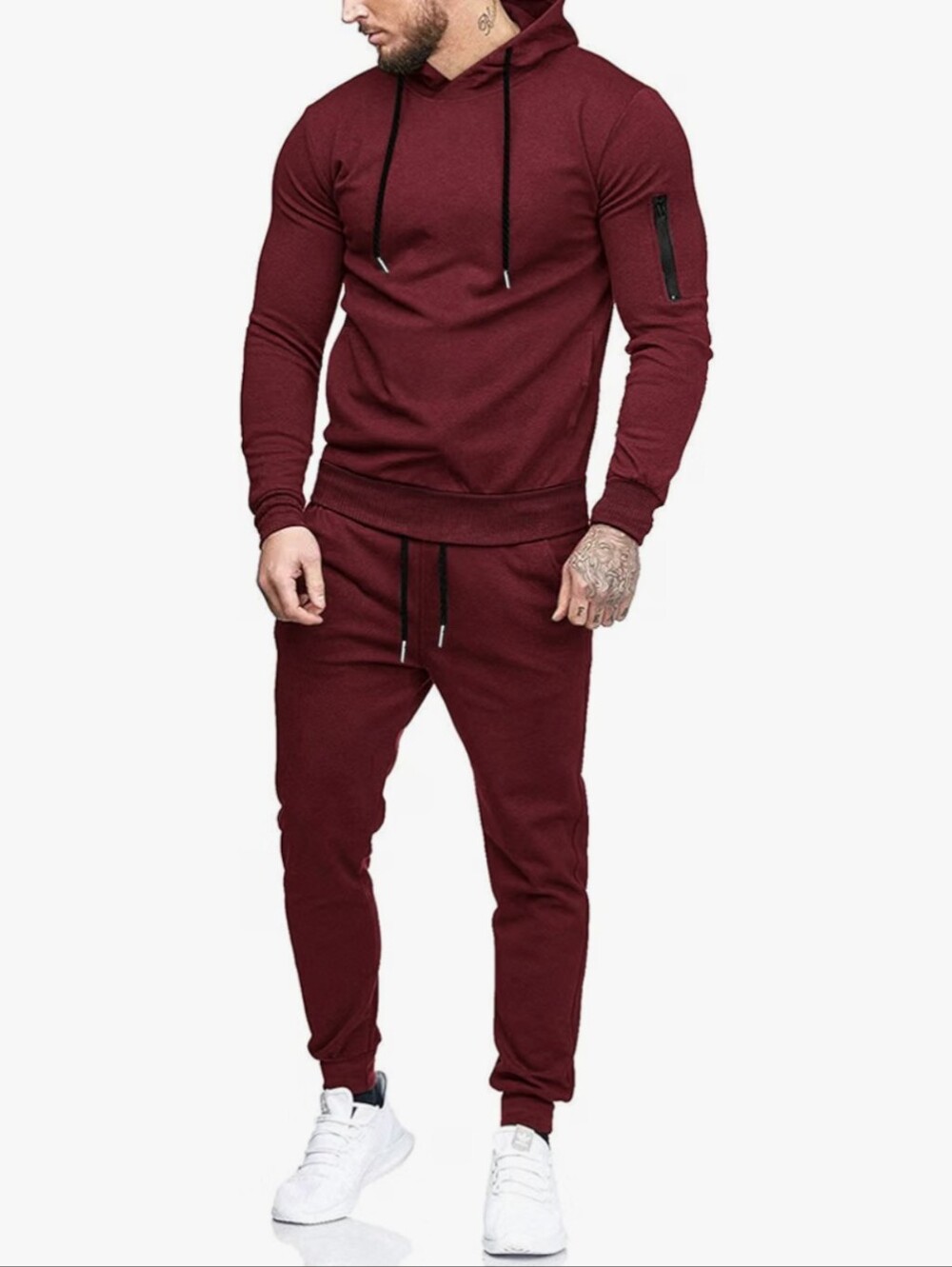 Men's Tracksuits 2 Piece Sweat Suit Full Zip Jacket & SweatpantsFull Zip